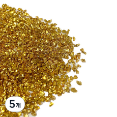 Decoden配件寶石粉脆粒裝飾材料 500g, 5個, 金子