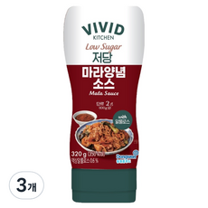 비비드키친 저당 마라양념소스, 320g, 3개