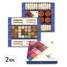Dammi Jeong 2層韓菓禮盒+包袱巾, 2組, 827g