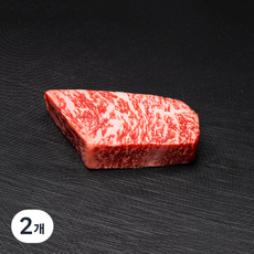 본앤브레드 1++(9) 한우 채끝 스테이크용 (냉장), 200g, 2개