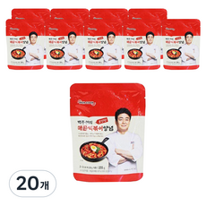PAIK COOK 白鐘元辣炒年糕調味料, 155g, 20個
