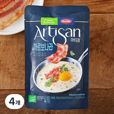 풀무원 아티장 까르보나라 소스, 145g, 4개