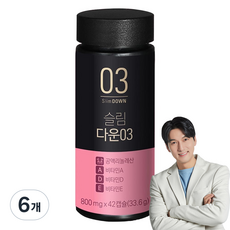 한미양행 슬림다운 03, 42정, 6개