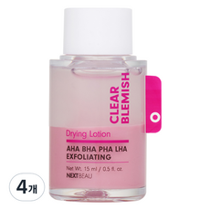 넥스트뷰 클리어 블레미쉬 드라잉 스팟 로션, 15ml, 4개
