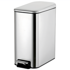 DAY&DAY 日日家居 腳踏垃圾桶 410不鏽鋼桶身 SA012L-03 12L, 不鏽鋼色