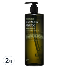 커리쉴 리바이탈라이징 샴푸 시트러스 티트리, 500ml, 2개