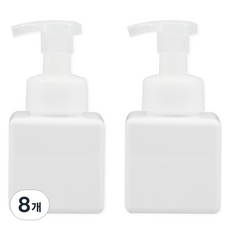 뉴앤룩 리필 용기 디스펜서 거품형 250ml, 화이트, 8개