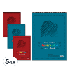 몽땅 전문가용 스케치북 200g 2종 x 2p세트, 8절, 5세트