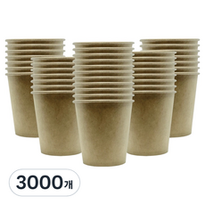 牛皮紙杯 184ml, 6個, 500入