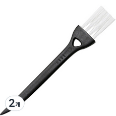 圓拳 刮鬍刀縫隙灰塵迷你清潔刷 黑白色, 1入, 2個