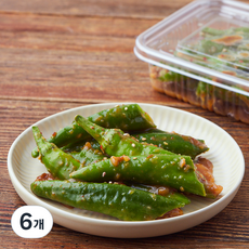식탁위의사계 오이고추 된장무침, 250g, 6개