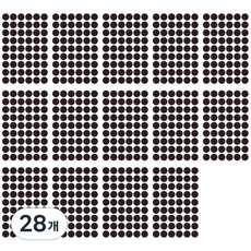 메이징초이스 가구 흠집 스티커 딥다크브라운, 28개