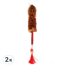 毛絨除塵撣 70cm, 棕色, 2個
