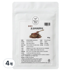 네이처모아 클래식 코코아파우더, 150g, 4개, 1개입