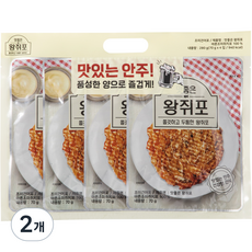 코주부 맛좋은 왕쥐포, 2개, 280g
