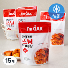 아임닭 한입가득 스팀 닭가슴살 불닭 (냉동), 15개, 100g