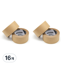 에코앤드 크라프트 분리수거 일괄배출 테이프 50mm x 40m, 무지, 16개