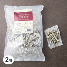 청해명가 열풍으로 건조해 비린내를 제거한 국물멸치, 700g, 2개