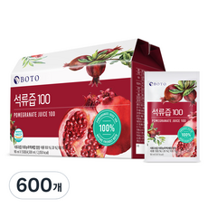 보뚜 석류즙 100, 90ml, 600개
