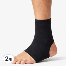 Gemsah 高彈力腳踝加壓護帶, 黑色, 2個