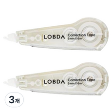 lobda 修正帶替換帶 2入, 3個, White Haze