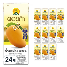 DOI KHAM 皇家農場 98%芒果榨汁, 200ml, 24個