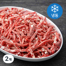 왕고기 호주산 소목심 잡채용 5 x 0.5 x 0.5 cm (냉동), 3kg, 2개