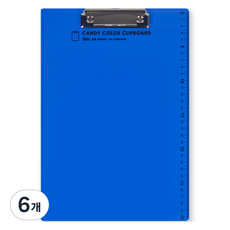 아이비스 캔디컬러클립보드 SP 12300 A4, 블루, 6개