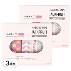 포텐키트 이쁜 데코테이프 1cm x 2m 5롤 x 2p 세트, 타입8, 3세트