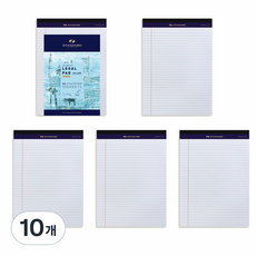 標準 Legal Pad A4, 白色, 50張, 10個