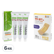 마데케어 연고 10g x 3p + 밴드 골드 플러스 혼합형, 6세트