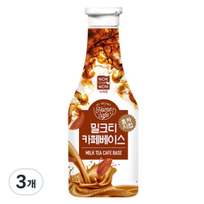 NOKCHAWON 綠茶園 奶茶基底, 1入, 3個, 450g