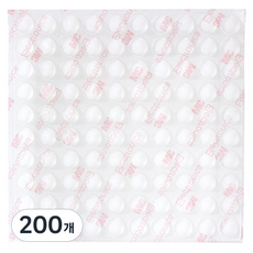 ZioBiz 圓形防撞矽膠緩衝貼片, 200個