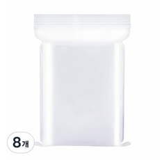 Dabit 多用途透明塑膠夾鏈袋, 中(M), 100入, 8個