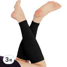 마른파이브 프지마 의료용 에어핏 압박스타킹 블랙, 3개, 종아리/무릎형