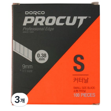 DORCO 多可樂客 Pro-cut 美工刀補充刀片 S 100入, 3個