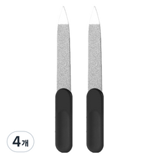 난리시스터즈 스테인리스 손톱 정리 네일 파일 9cm, 4개, TYPE 01