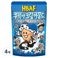 바프 쿠키앤크림 아몬드, 190g, 4개