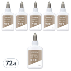 모나미 다목적으로 사용 가능한 목공풀, 50ml, 72개