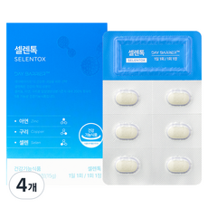 데이배리어 셀렌톡, 30정, 4개 30정, 4개