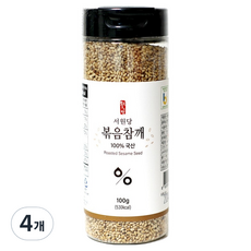 Seowondang 敘元堂 焙炒芝麻, 4個, 100g