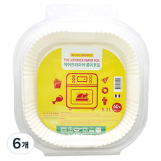 JJ Happy house 氣炸鍋方形紙 5.2L, 6個