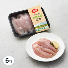 하림 동물복지 닭안심살 (냉장), 300g, 6개