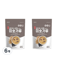 엄마사랑 검은콩과 참깨가 들어간 미숫가루, 500g, 6개