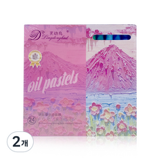 캔버스틱 오일 파스텔, 24색, 2개