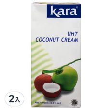 佳樂 KARA UHT Coconut Cream 椰漿, 1L, 2入