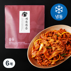 견우푸드궁 제육볶음 (냉동), 400g, 6개