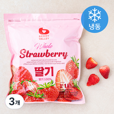베리밸리 딸기 (냉동), 1kg, 3개