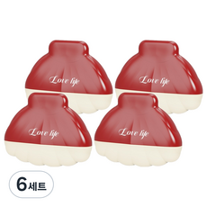 Goodssum 高效可水洗除毛器 4入組 9 x 2.8 x 6.8 cm, 紅色, 6套