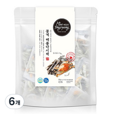 해통령 꽃게해물 다시팩 10p, 150g, 6개